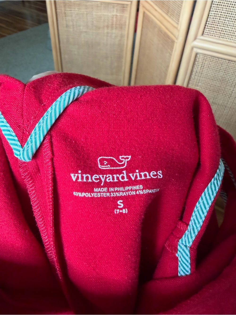 Vineyard Vines Little Girl Ruffle Hem Dress Size S 7-8 Preppy Americana - Picture 2 of 10